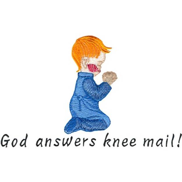 Picture of Knee Mail Machine Embroidery Design