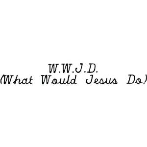 Picture of WWJD Machine Embroidery Design