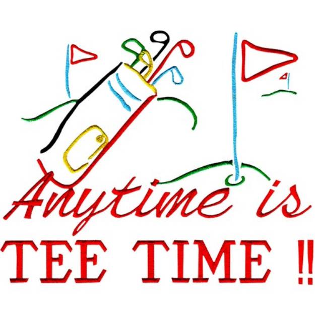 Picture of Tee Time Machine Embroidery Design