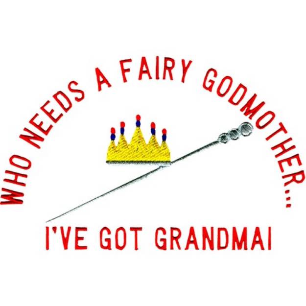 Picture of Fairy Godmother Machine Embroidery Design