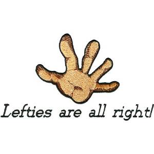 Picture of Lefties All Right Machine Embroidery Design