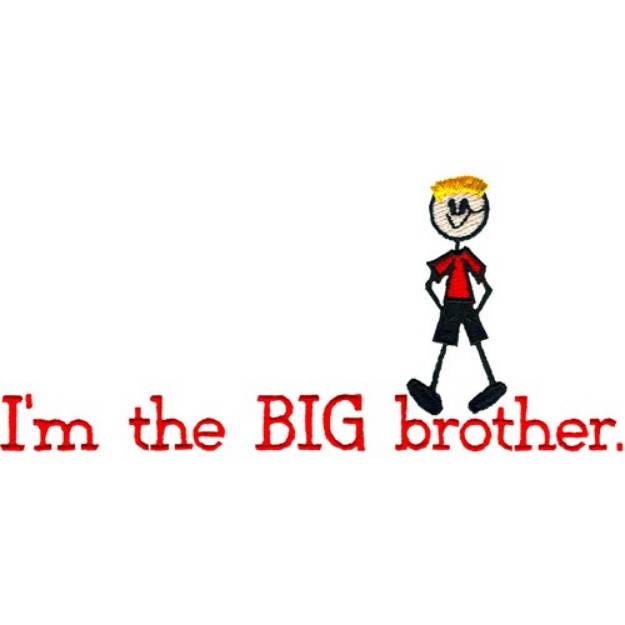 Picture of The BIG Brother Machine Embroidery Design