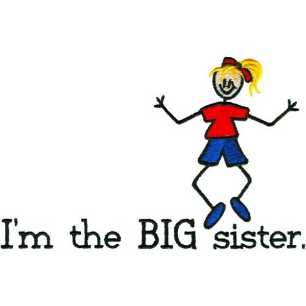 Picture of The BIG Sister Machine Embroidery Design
