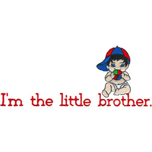 Picture of The Little Brother Machine Embroidery Design