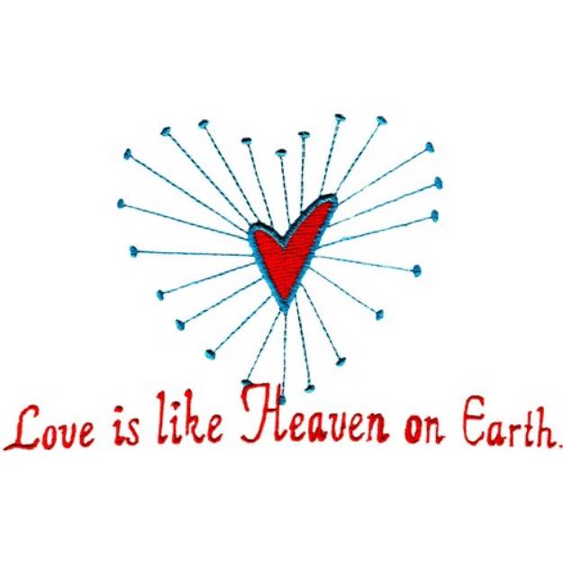 Picture of Heaven on earth Machine Embroidery Design