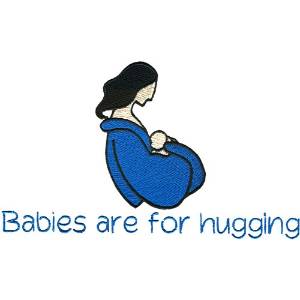 Picture of Babies for Hugging Machine Embroidery Design