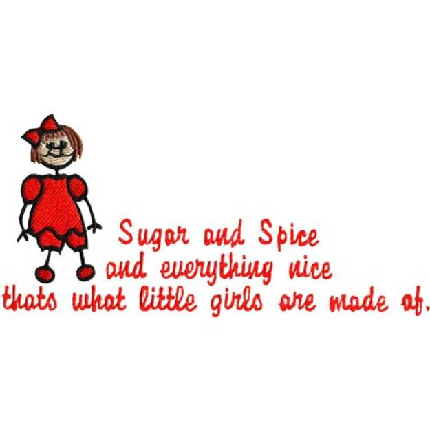 Picture of Sugar & Spice Machine Embroidery Design