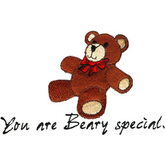 Picture of Beary Special Machine Embroidery Design