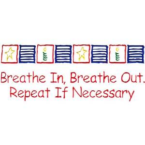Picture of Breath in and out Machine Embroidery Design