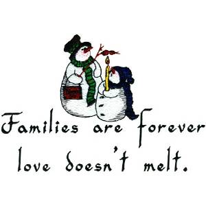 Picture of Families Machine Embroidery Design