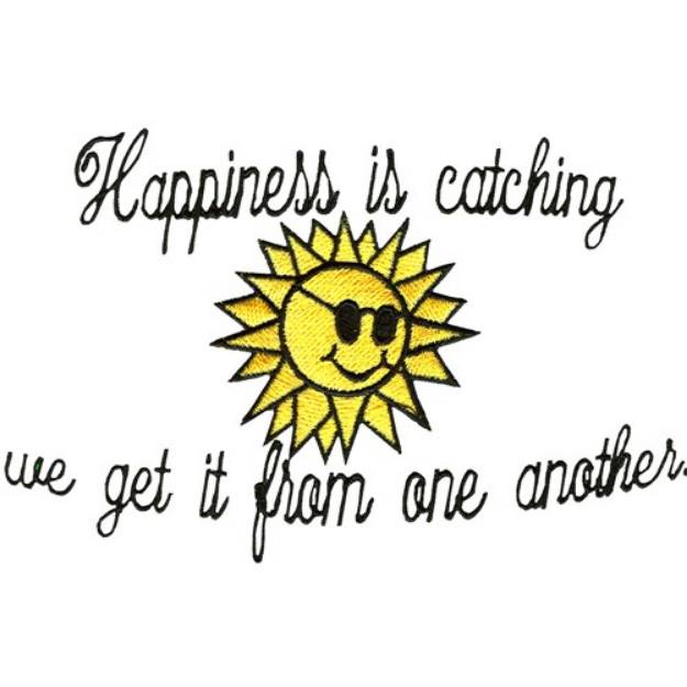 Picture of Catching Happiness Machine Embroidery Design