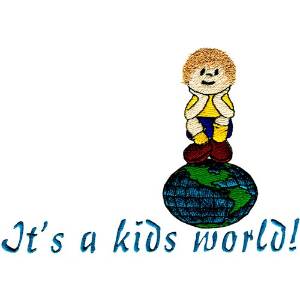 Picture of Kids World Machine Embroidery Design