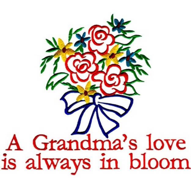Picture of Always In Bloom Machine Embroidery Design