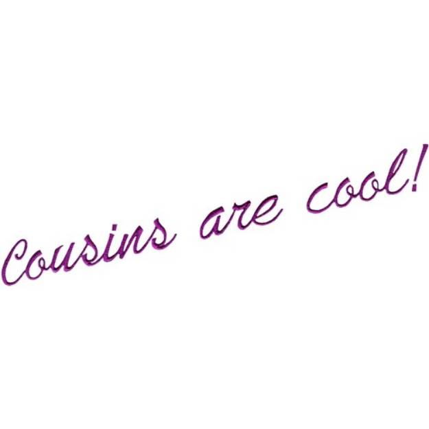 Picture of Cousins Cool Machine Embroidery Design