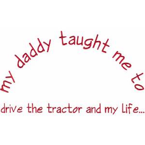 Picture of Drive The Tractor Machine Embroidery Design