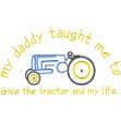 Picture of Drive The Tractor Machine Embroidery Design