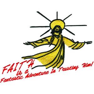 Picture of FAITH Machine Embroidery Design
