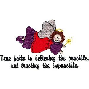 Picture of Believe the possible Machine Embroidery Design