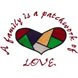 Picture of Patchwork of love Machine Embroidery Design