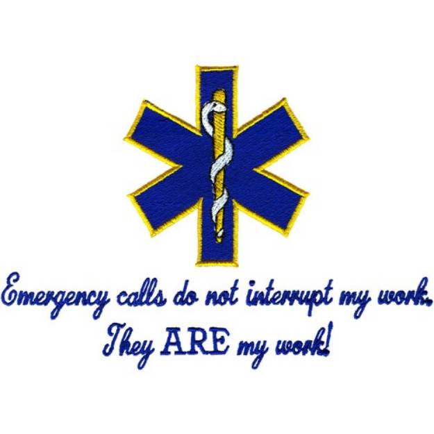 Picture of Emergency Calls Machine Embroidery Design