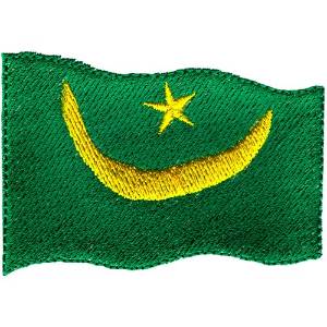 Picture of Mauritania Flag Machine Embroidery Design