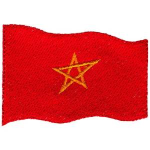 Picture of Morocco Flag Machine Embroidery Design