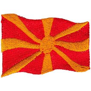 Picture of Macedonia Flag Machine Embroidery Design