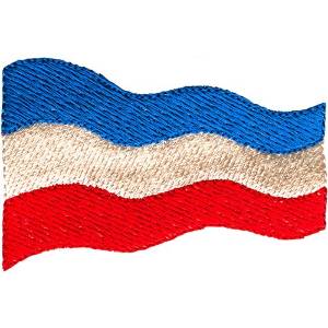 Picture of Yugoslavia Flag Machine Embroidery Design
