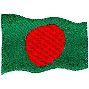 Picture of Bangladesh Flag Machine Embroidery Design