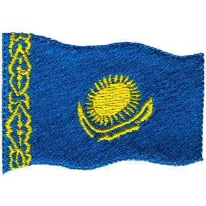 Picture of Kazakhstan Flag Machine Embroidery Design