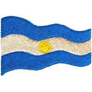 Picture of Argentine Flag Machine Embroidery Design