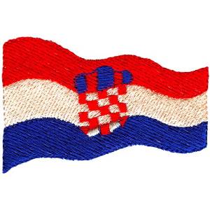 Picture of Croatia Flag Machine Embroidery Design