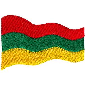 Picture of Lithuania Flag Machine Embroidery Design