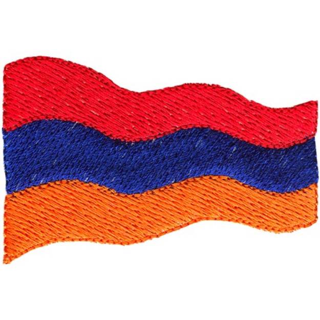 Picture of Armenia Flag Machine Embroidery Design