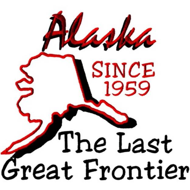 Picture of Alaska 1959 Machine Embroidery Design