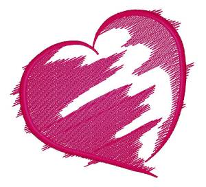 Picture of Heart Machine Embroidery Design