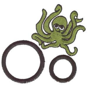 Picture of O is for Octopus Machine Embroidery Design