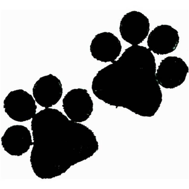 Picture of Cat Prints Machine Embroidery Design