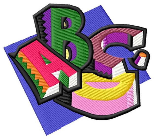 Picture of ABCD Machine Embroidery Design