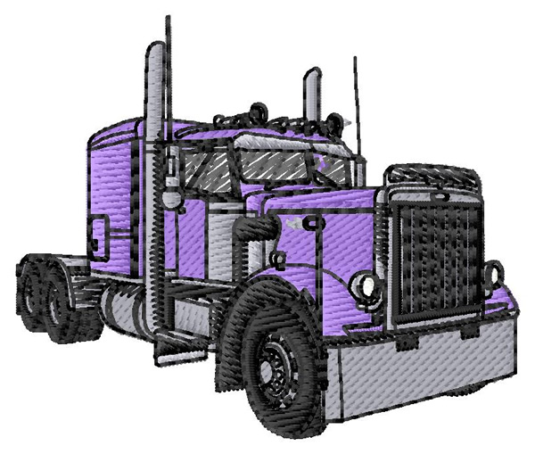 Truck Machine Embroidery Design