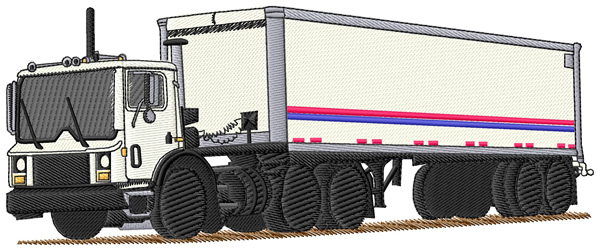99 Truck Machine Embroidery Design