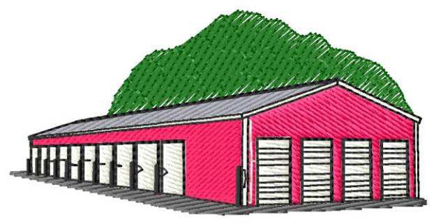 Picture of Storage Shed Machine Embroidery Design
