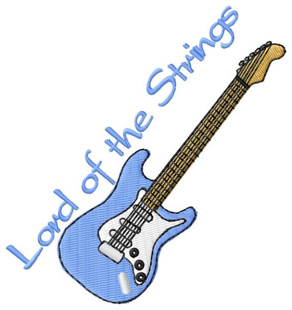 Picture of Lord of the Strings Machine Embroidery Design
