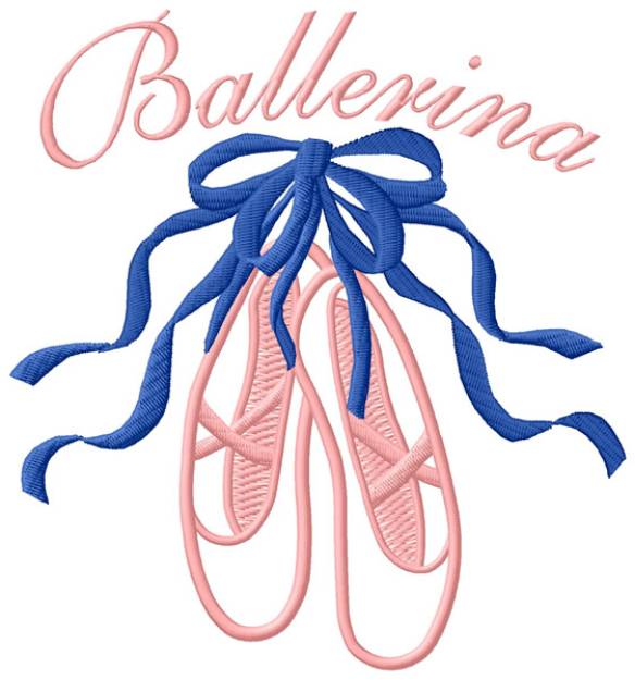 Picture of Ballerina Machine Embroidery Design