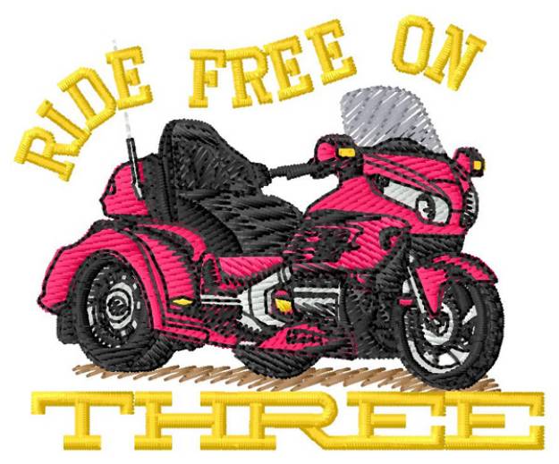 Picture of Ride Free on Three Machine Embroidery Design
