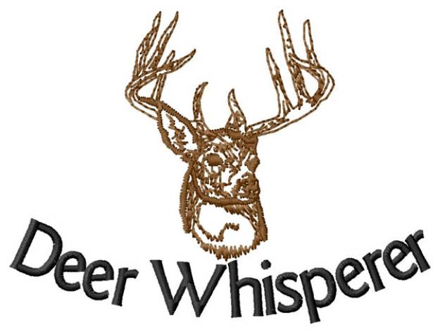 Picture of Deer Whisperer Machine Embroidery Design