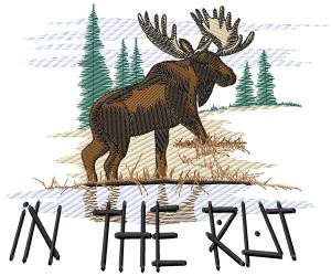 Picture of In the Rut Machine Embroidery Design