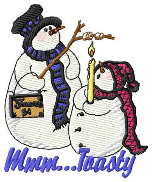 Picture of Mmmm...Toasty Machine Embroidery Design