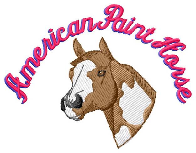 Picture of American Paint Horse Machine Embroidery Design