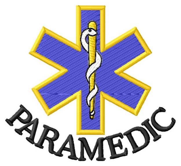 Picture of Paramedic Machine Embroidery Design